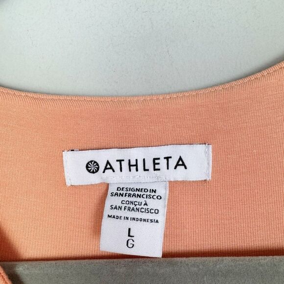 ATHLETA | Santorini Thera A-Line Swing Dress in Cactus Peach Women’s Size Large - Picture 7 of 9